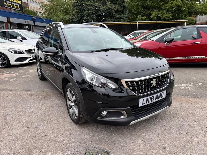 Black Used 2018 Peugeot 2008 Allure SUV | £6,699 (Fair price) - Image 1/4