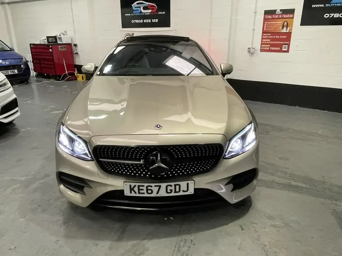 Used Mercedes E400 AMG Line Premium Plus 2017 Silver Coupe