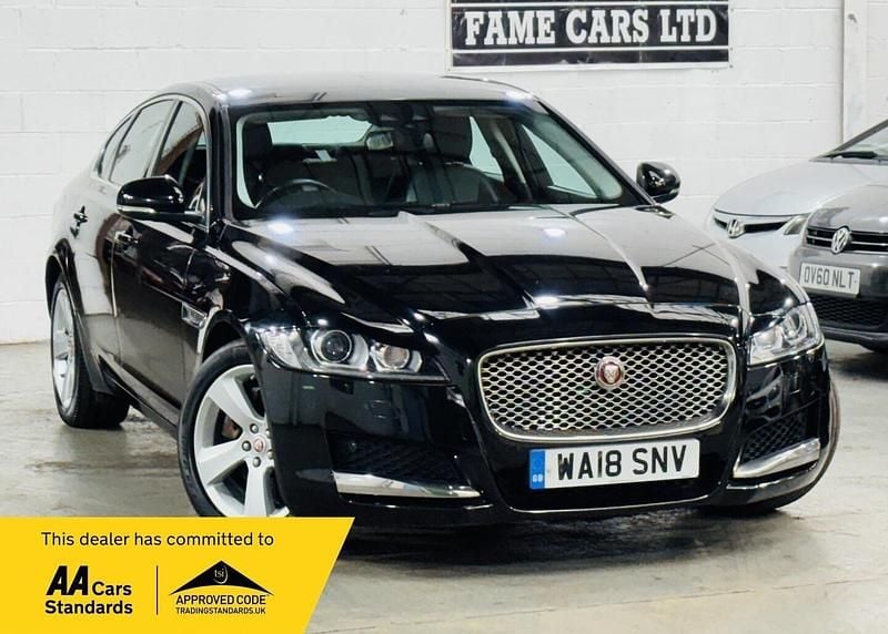 Black Used 2018 Jaguar XF Portfolio Sedan | £7,500 (Good price) - Image 1/3