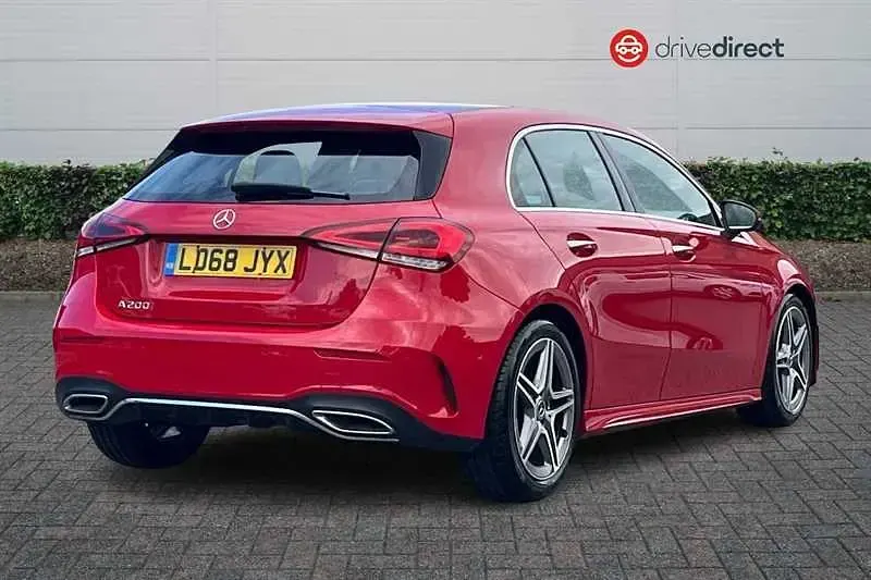 Used Mercedes A200 AMG Line Premium 2018 Red Hatchback