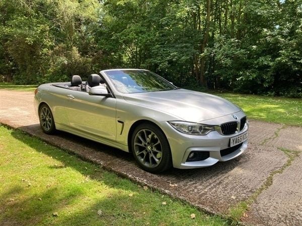 Silver Used 2016 BMW 428 M Sport Cabriolet | £10,995 (Good price) - Image 1/1
