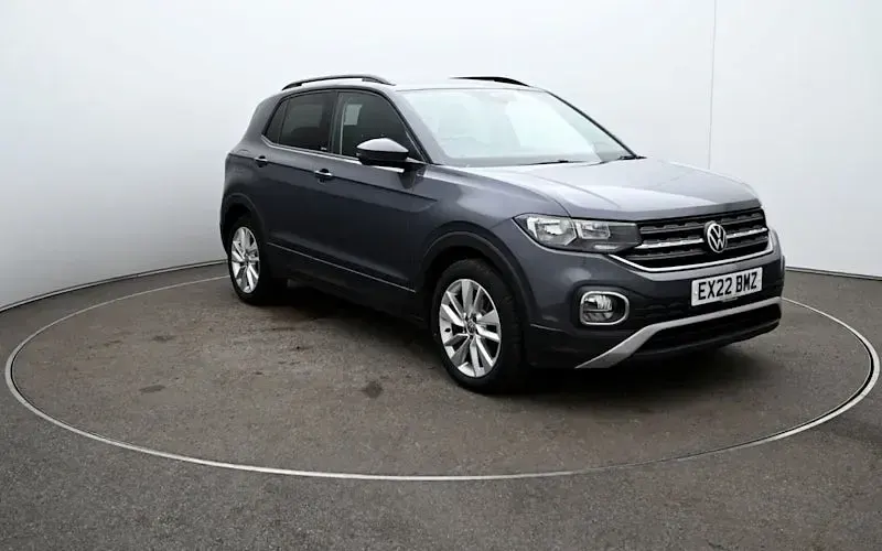 Usado VW T-Cross Active 110 HP (80 kW) 2021 Cinzento SUV