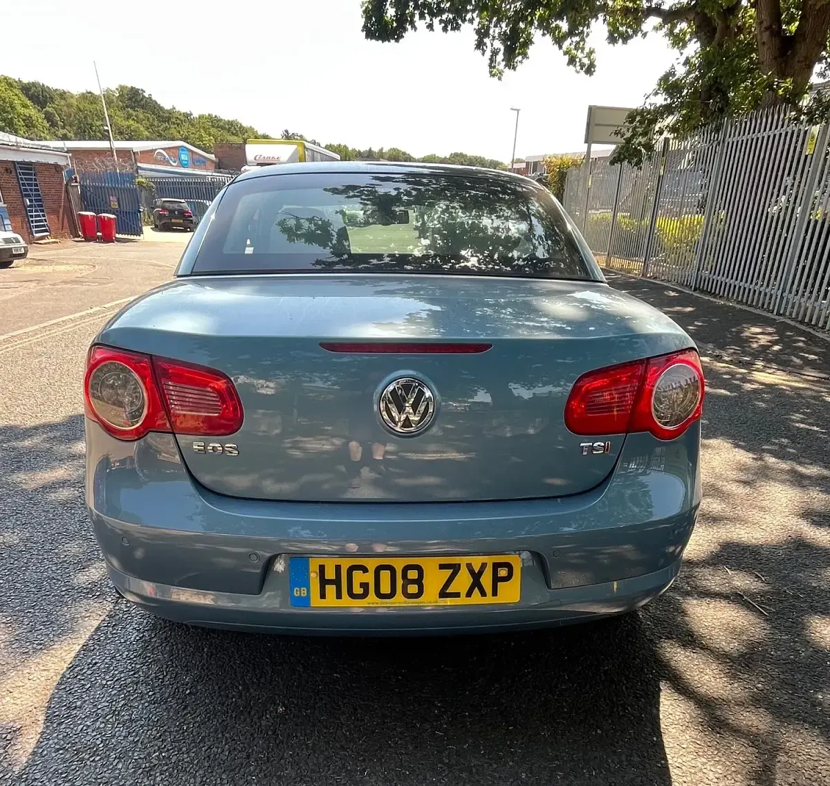Used VW Eos 2008 Blue Cabriolet