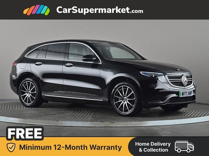 Used Mercedes EQC400 AMG line 300 kW (408 HP) 2022 Black SUV