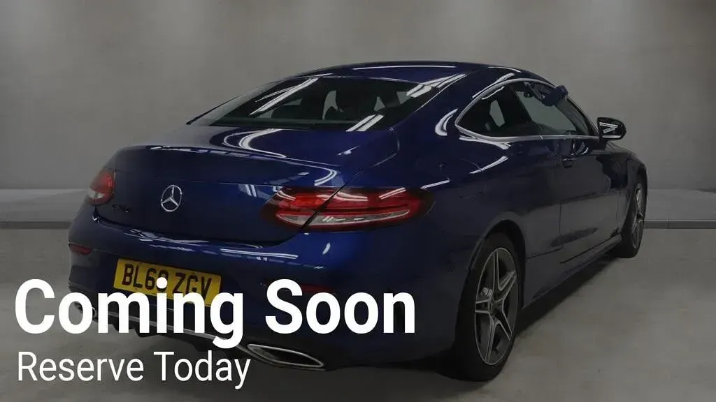 Used Mercedes C200 AMG line 2019 Blue Coupe