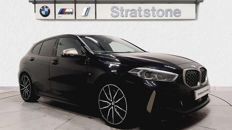 Black Used 2024 BMW M135 Shadowline Hatchback | £30,695 (Fair price) - Image 1/4