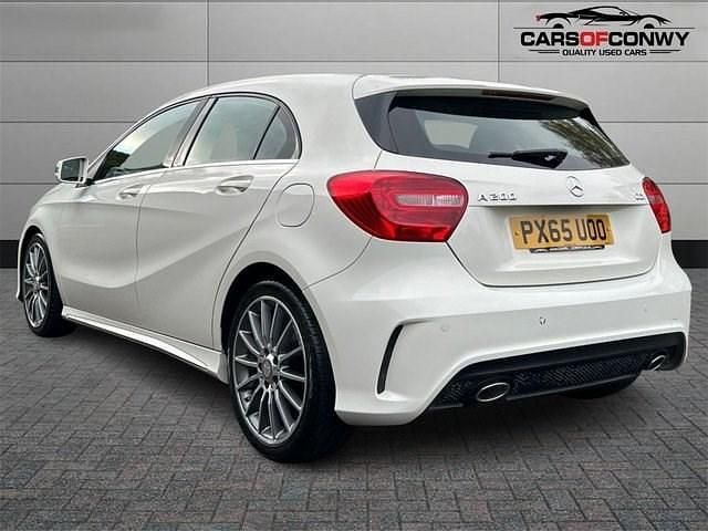 Used Mercedes A200 AMG 136 HP (100 kW) 2015 White Hatchback