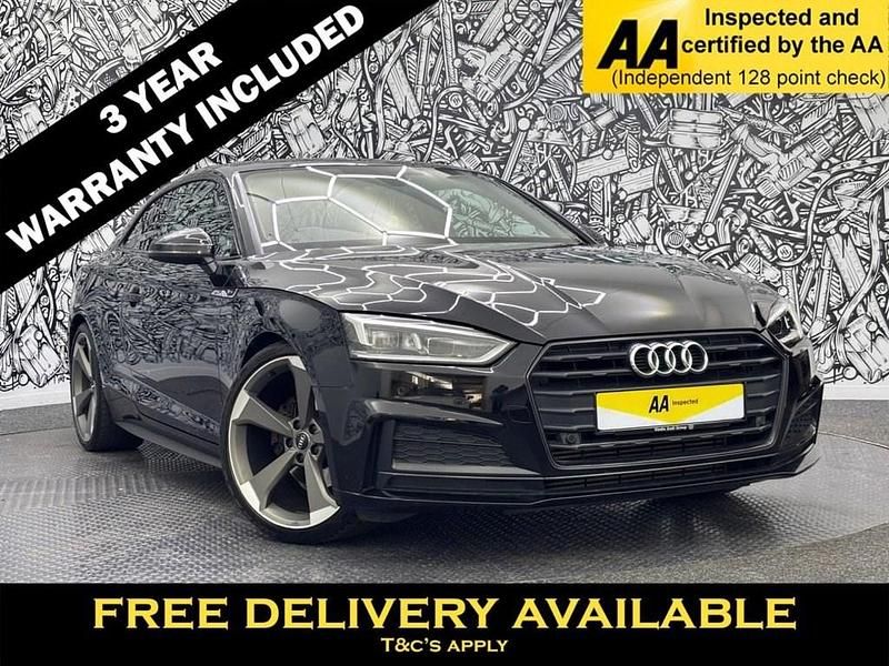 Black Used 2019 Audi A5 Black Edition Coupe | £20,395 (A bit pricey) - Image 1/2