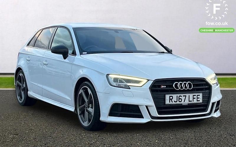 White Used 2017 Audi S3 Sportback Black Edition Hatchback | £19,799 (Fair price) - Image 1/4