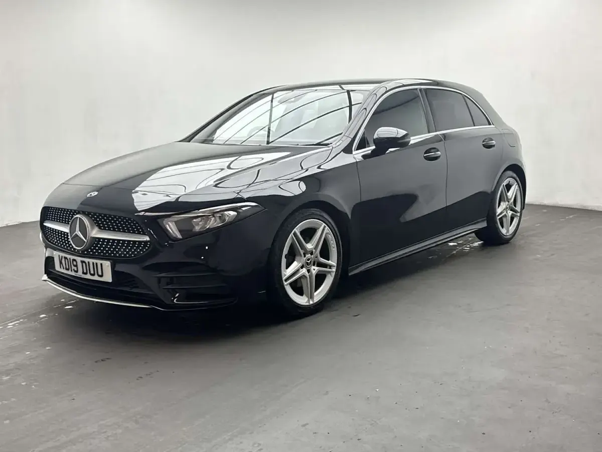 Used Mercedes A200 AMG line 2019 Black Hatchback