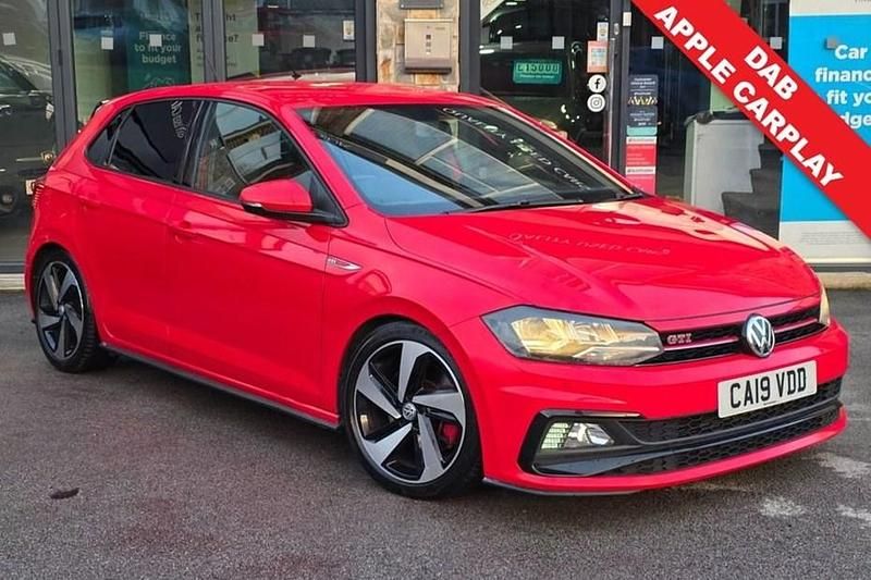 Used VW Polo GTI 200 HP (147 kW) 2019 Red Hatchback