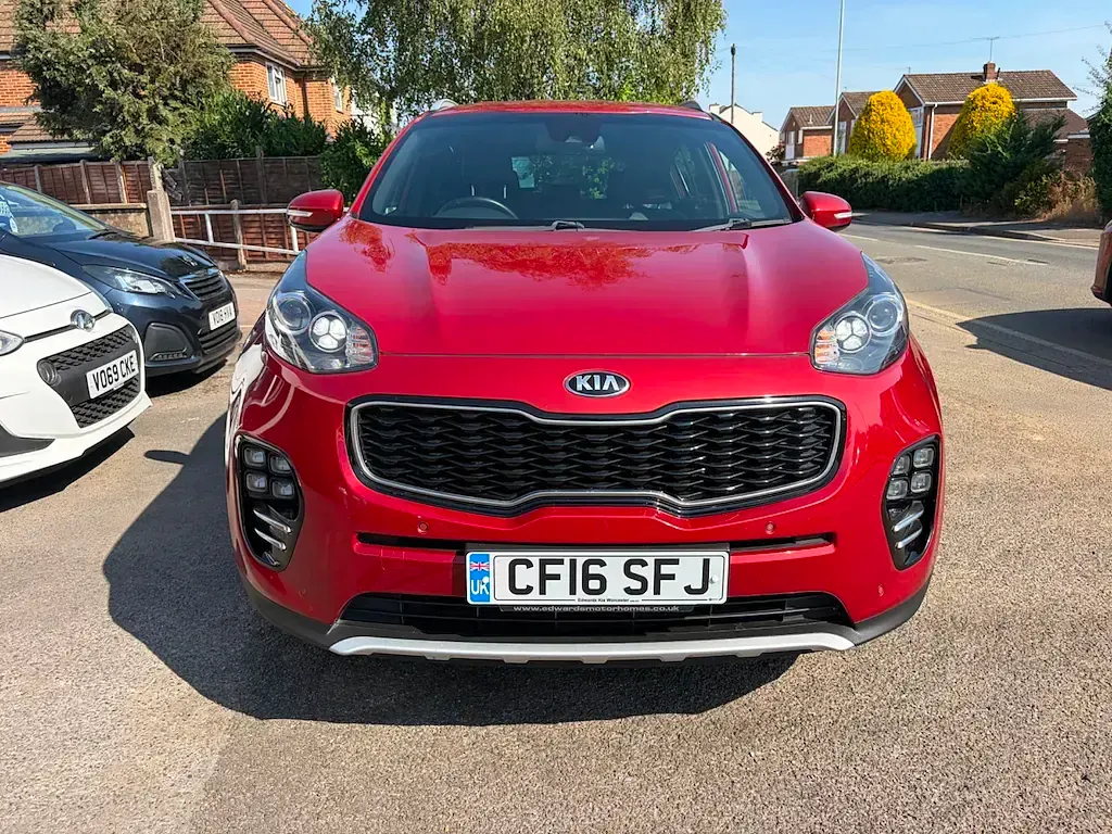 Used Kia Sportage GT-Line 177 HP (130 kW) 2016 Red SUV