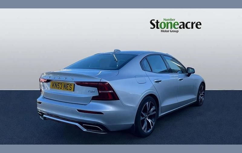 Used Volvo S60 R-Design 247 HP (181 kW) 2020 Silver Sedan