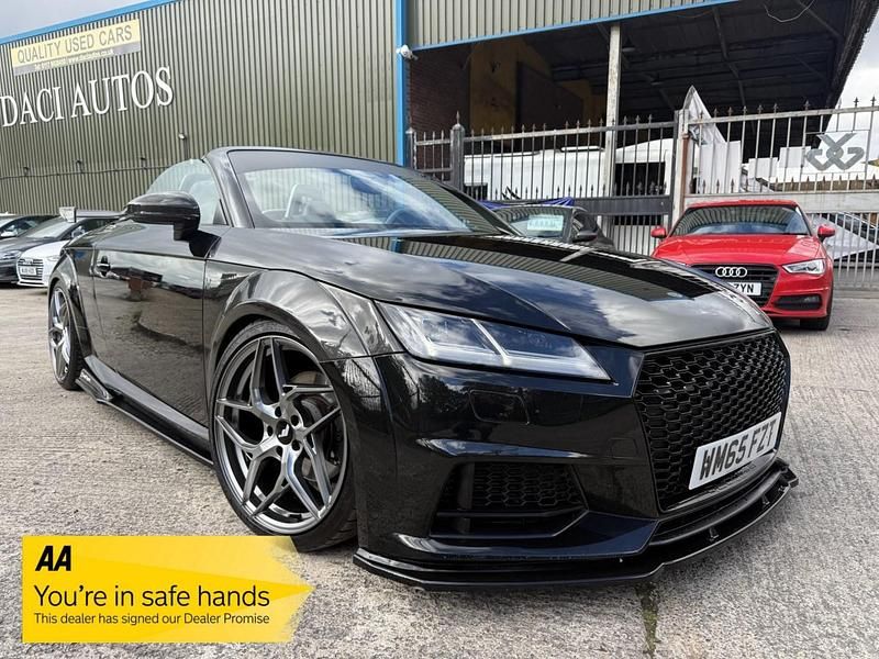 Black Used 2015 Audi TT Roadster S-Line Cabriolet | £12,995 (Fair price) - Image 1/4