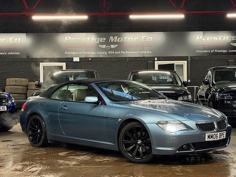 Used BMW 630 Cabriolet Sport Line 2006 Blue Cabriolet