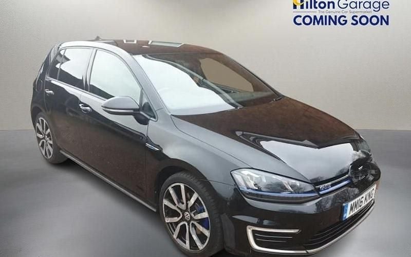 Used VW Golf VII GTE 204 HP (150 kW) 2016 Black Hatchback