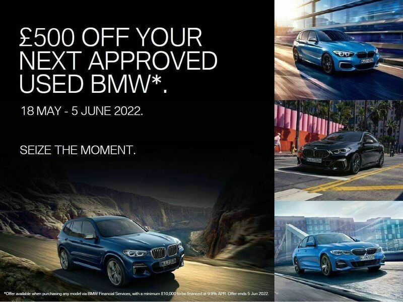 Used BMW 116 M Sport 114 HP (83 kW) 2021 Blue Hatchback