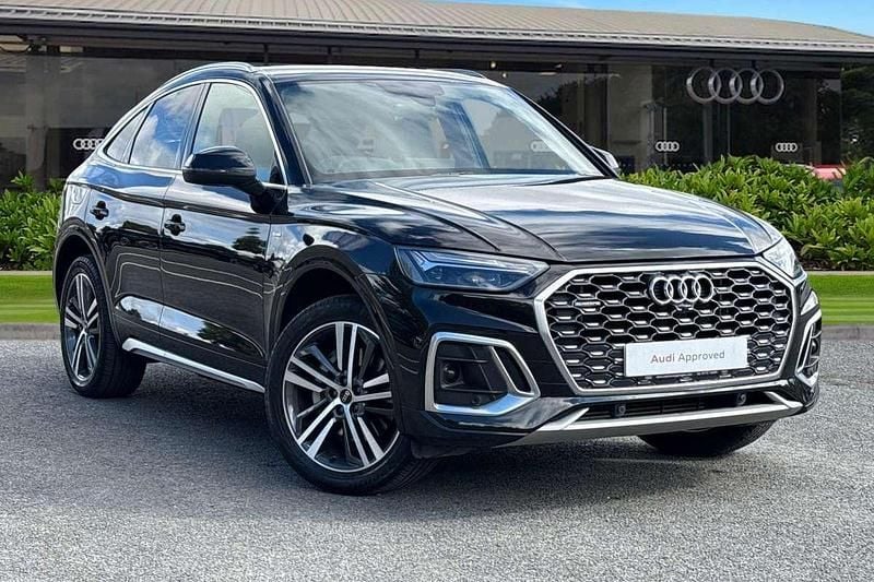 Black Used 2022 Audi Q5 Sportback Competition SUV | £32,450 (Fair price) - Image 1/4