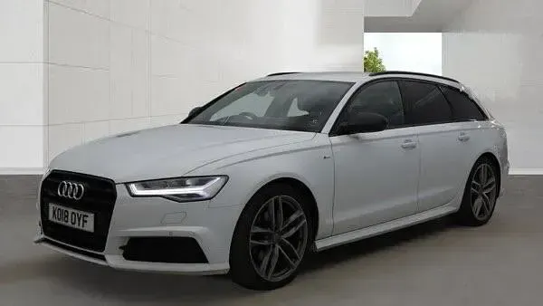 Used Audi A6 Black Edition 272 HP (200 kW) 2018 White Estate