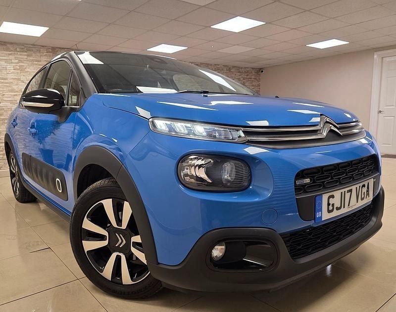 Blue Used 2017 Citroën C3 Feel Hatchback | £3,995 (Good price) - Image 1/4