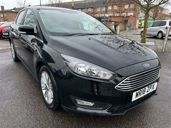 Black Used 2018 Ford Focus Zetec Hatchback | £9,995 (Fair price) - Image 1/1