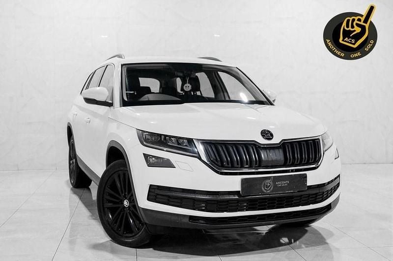 Used Skoda Kodiaq SE L 150 HP (110 kW) 2018 White SUV