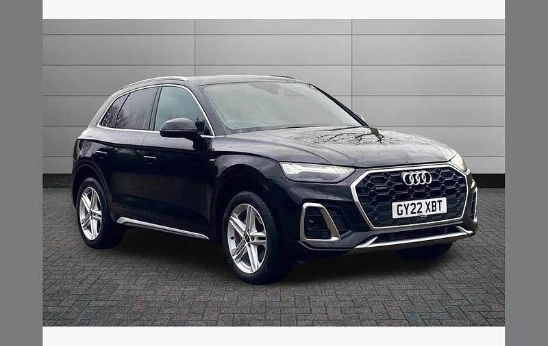 Black Used 2022 Audi Q5 S-Line SUV | £31,795 (Fair price) - Image 1/4