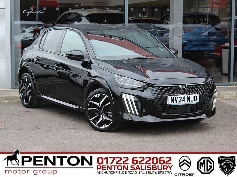 Black Used 2024 Peugeot 208 GT Hatchback | £19,790 (Fair price) - Image 1/4