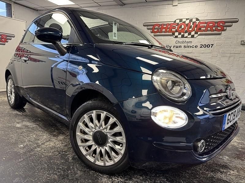 Blue Used 2019 Fiat 500C Lounge Cabriolet | £8,400 (Fair price) - Image 1/2