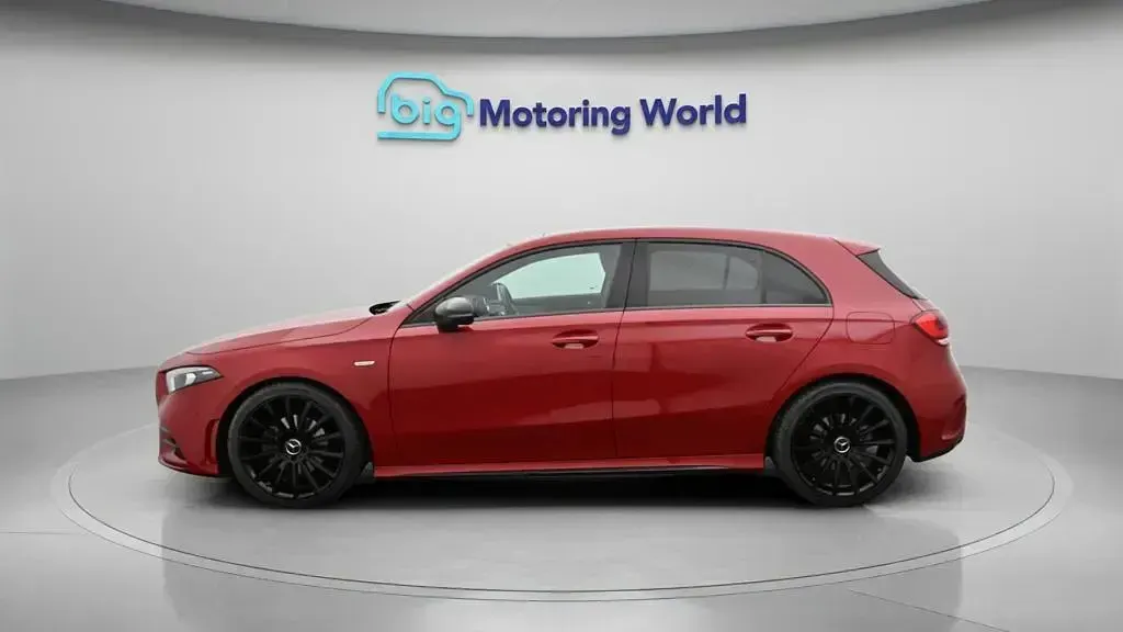 Used Mercedes A200 Exclusive 163 HP (119 kW) 2020 Red Hatchback