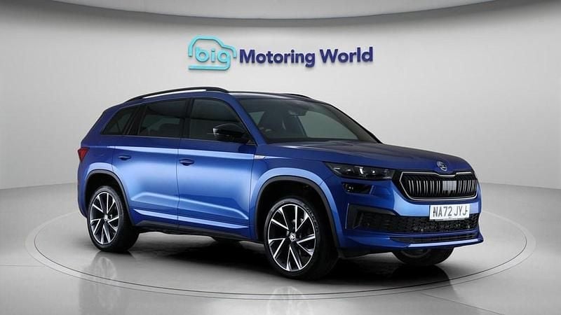Used Skoda Kodiaq SportLine 150 HP (110 kW) 2022 Blue SUV