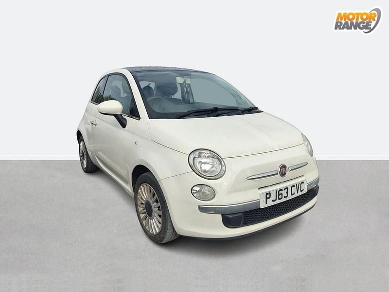 Used Fiat 500 Lounge 69 HP (50 kW) 2013 White Hatchback