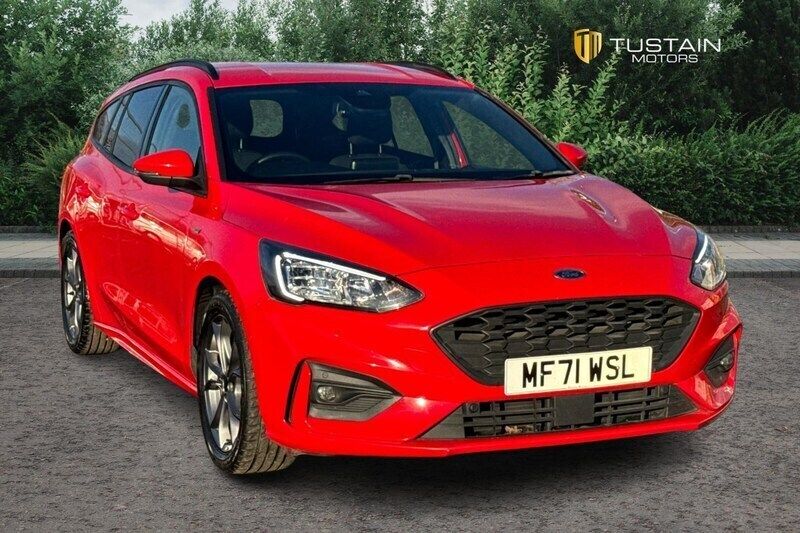 Red Used 2021 Ford Focus ST-Line Estate | £12,999 (Fair price) - Image 1/4