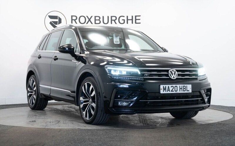 Black Used 2020 VW Tiguan R-line SUV | £15,995 (Good price) - Image 1/4