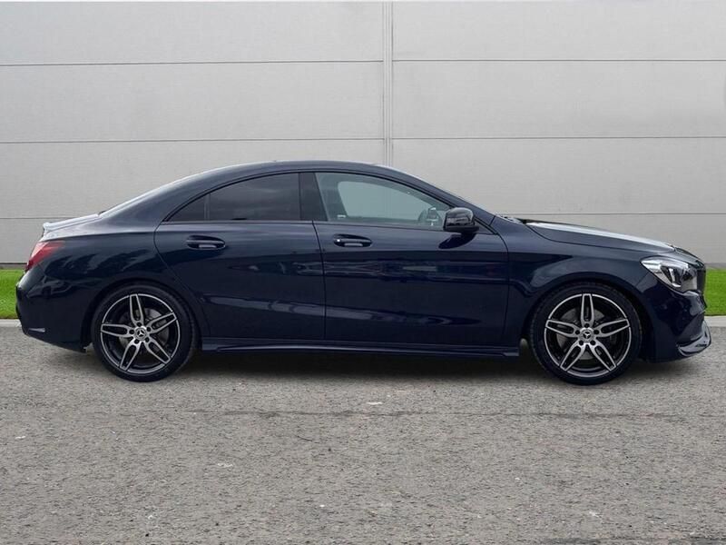 Blue Used 2018 Mercedes CLA220 AMG line Sedan | £15,577 (Fair price) - Image 1/4