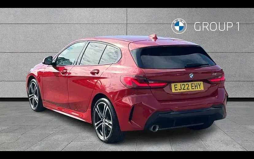 Used BMW 118 M Sport 134 HP (98 kW) 2022 Red Hatchback