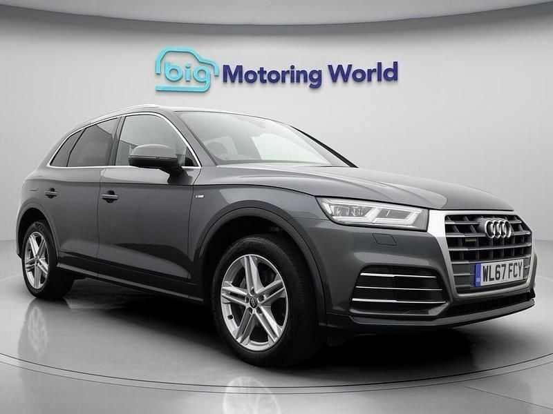 Grey Used 2018 Audi Q5 S-Line SUV | £17,000 (Good price) - Image 1/4