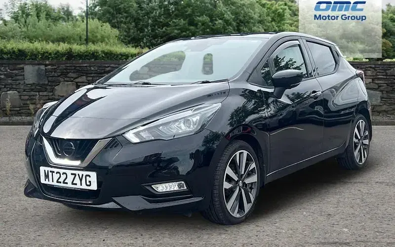 Used Nissan Micra Tekna 92 HP (67 kW) 2022 Black Hatchback