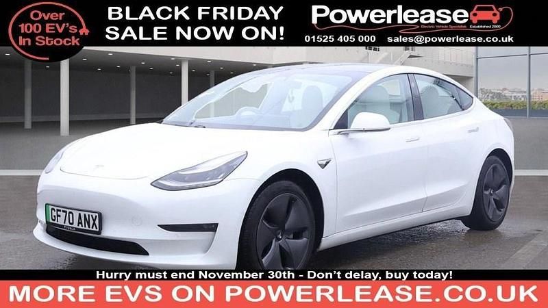 White Used 2020 Tesla Model 3 Sedan | £15,489 (Good price) - Image 1/4