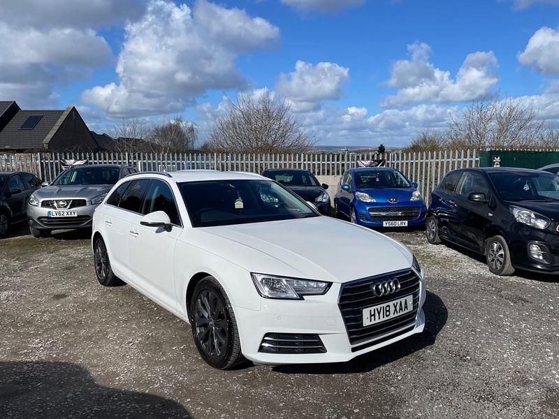 Begagnad Audi A4 Business 2018 Vit Kombi