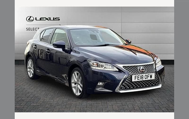 Used Lexus CT200h Luxury Line 136 HP (100 kW) 2018 Blue Hatchback