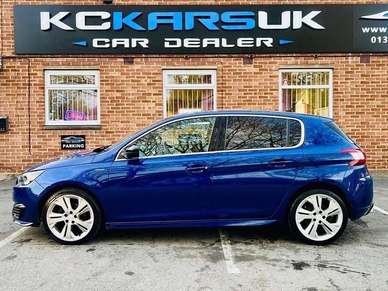 Used Peugeot 308 GT-line 120 HP (88 kW) 2015 Blue Hatchback