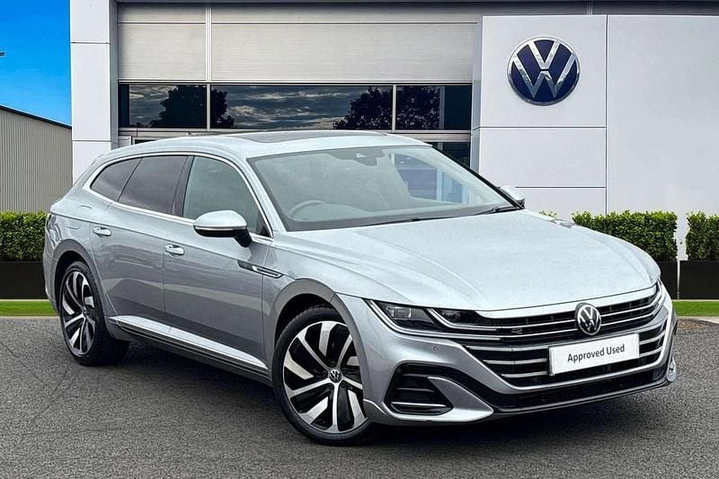Silver Used 2022 VW Arteon R-line Estate | £22,890 (Fair price) - Image 1/4