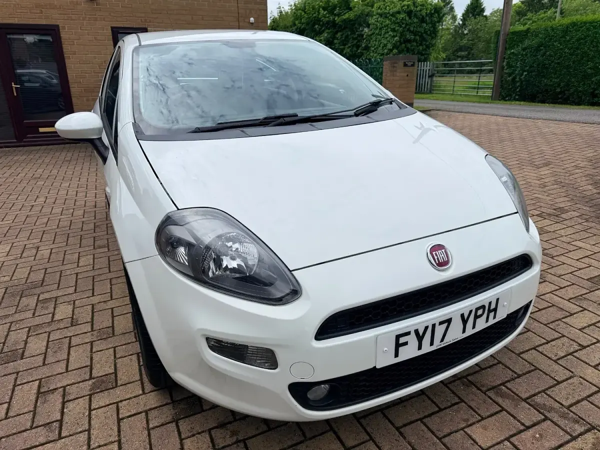 Used Fiat Punto Easy Plus 69 HP (50 kW) 2017 White Hatchback