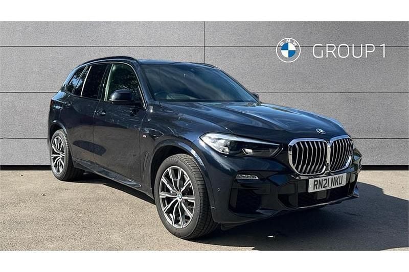 Carbon black Used 2021 BMW X5 M Sport SUV | £44,398 (Super price) - Image 1/4