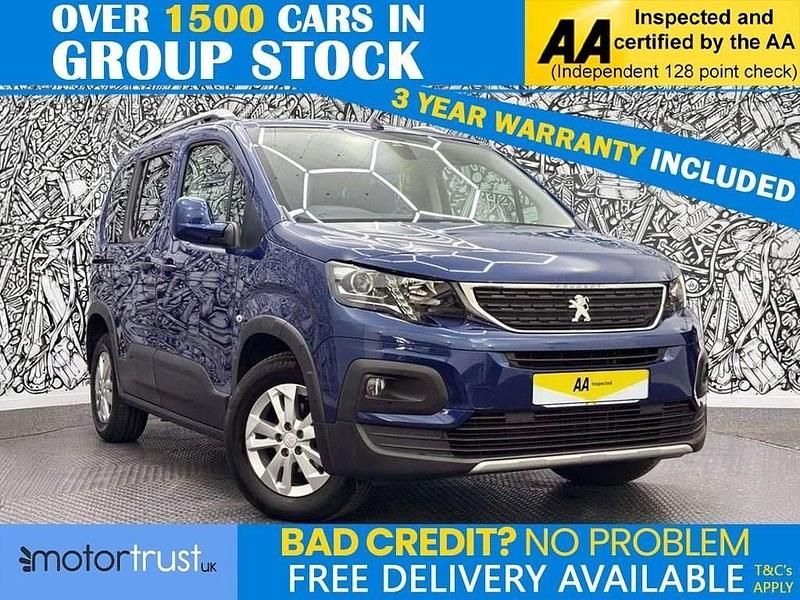 Used Peugeot Rifter Allure 101 HP (74 kW) 2020 Blue MPV
