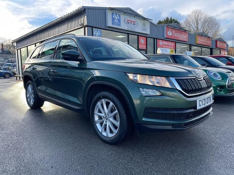 Used Skoda Kodiaq SE 150 HP (110 kW) 2021 Green SUV