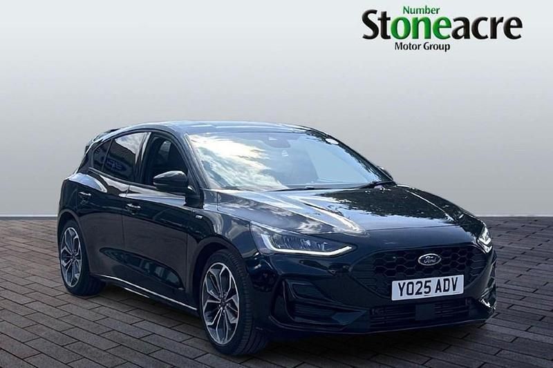 Black New 2025 Ford Focus ST-Line X Hatchback | £23,356 - Image 1/1