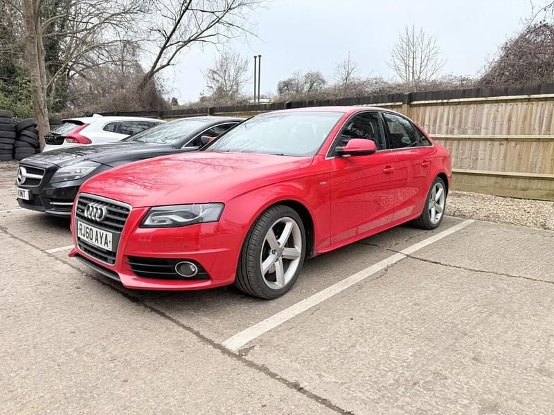 Used Audi A4 S-Line 2010 Red Sedan