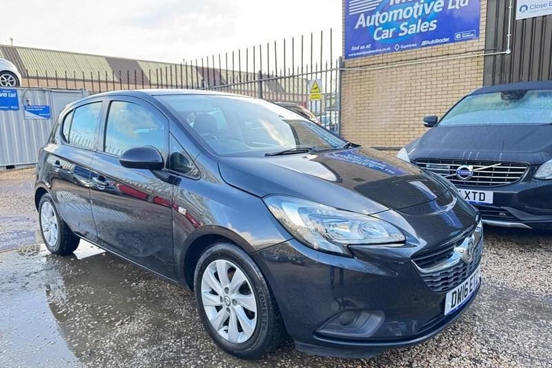 Used Vauxhall Corsa Design Edition 75 HP (55 kW) 2016 Black Hatchback